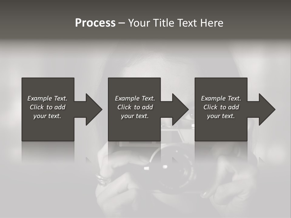 Portrait Lady Background PowerPoint Template