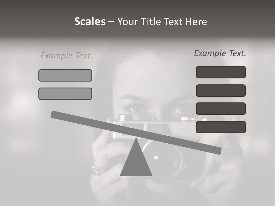 Portrait Lady Background PowerPoint Template