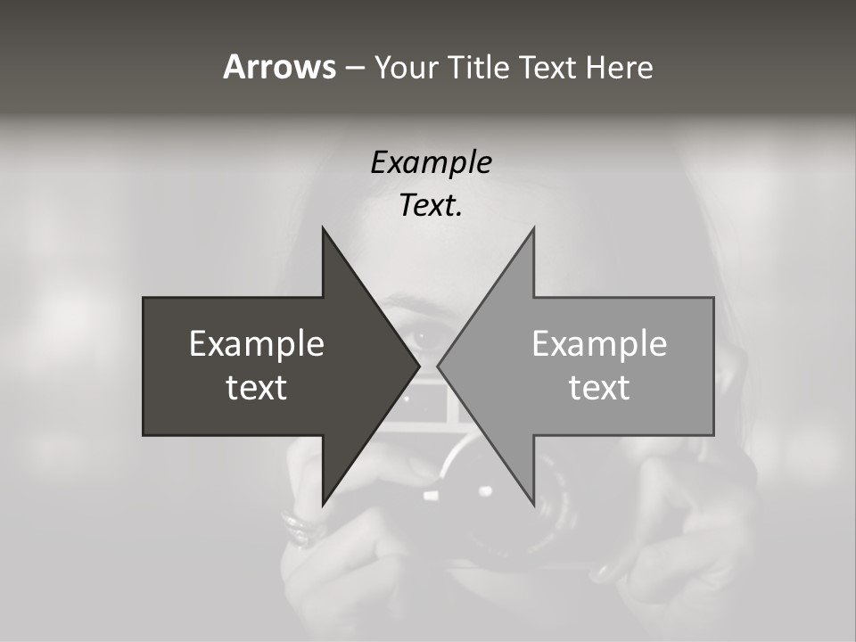 Portrait Lady Background PowerPoint Template