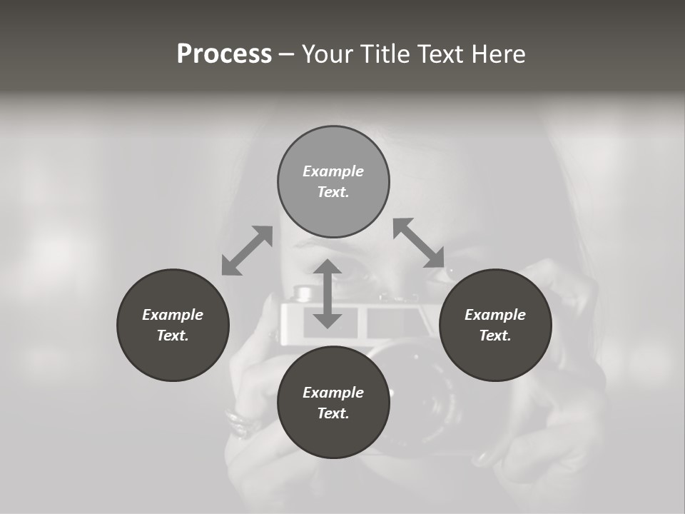 Portrait Lady Background PowerPoint Template