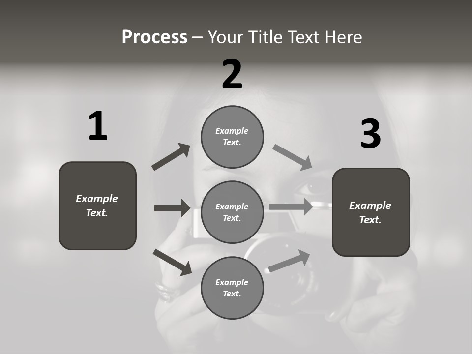 Portrait Lady Background PowerPoint Template