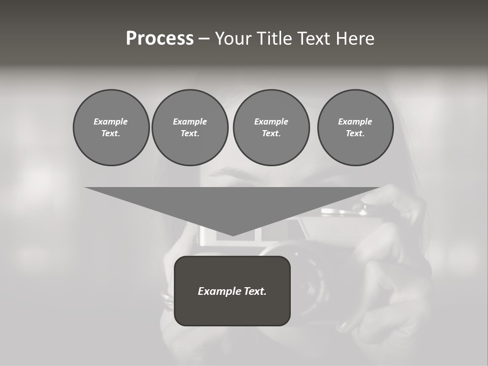 Portrait Lady Background PowerPoint Template