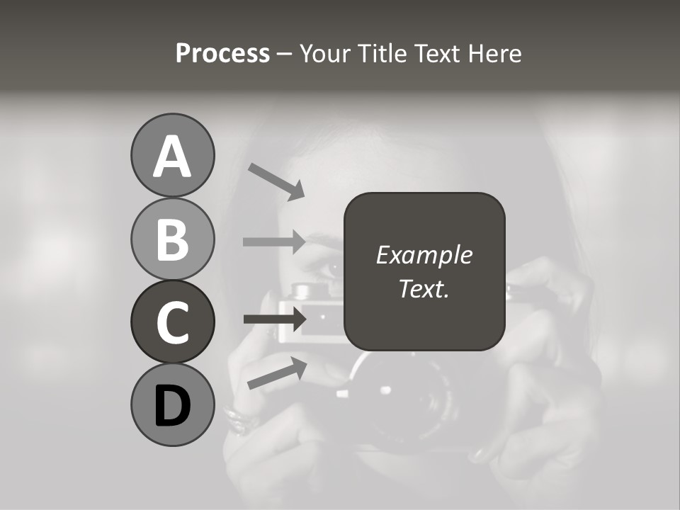 Portrait Lady Background PowerPoint Template