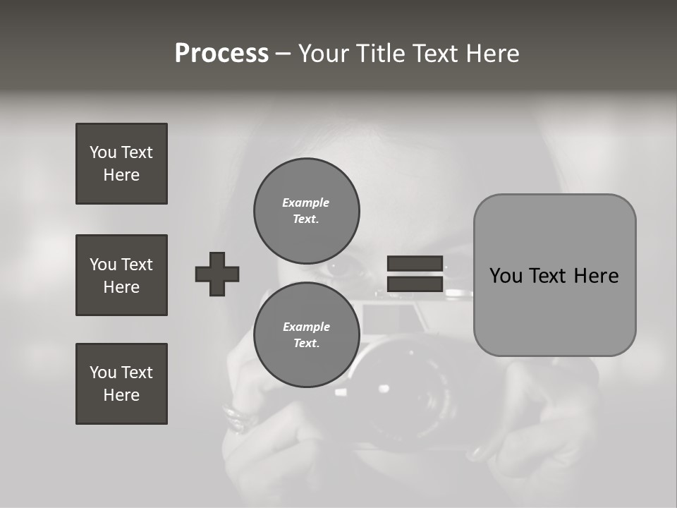 Portrait Lady Background PowerPoint Template