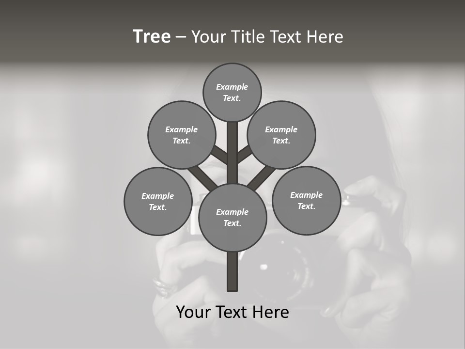 Portrait Lady Background PowerPoint Template