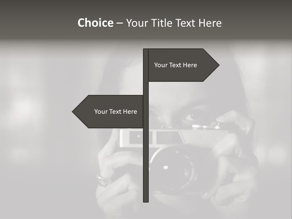 Portrait Lady Background PowerPoint Template