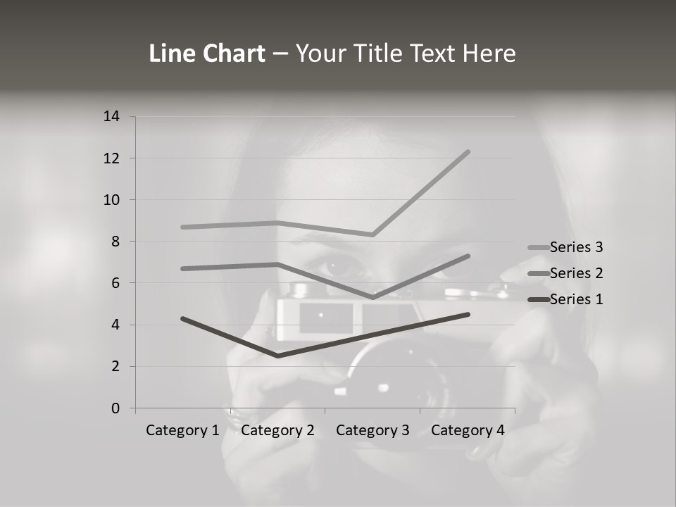 Portrait Lady Background PowerPoint Template