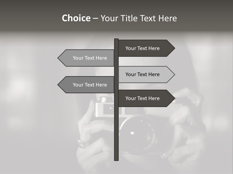 Portrait Lady Background PowerPoint Template