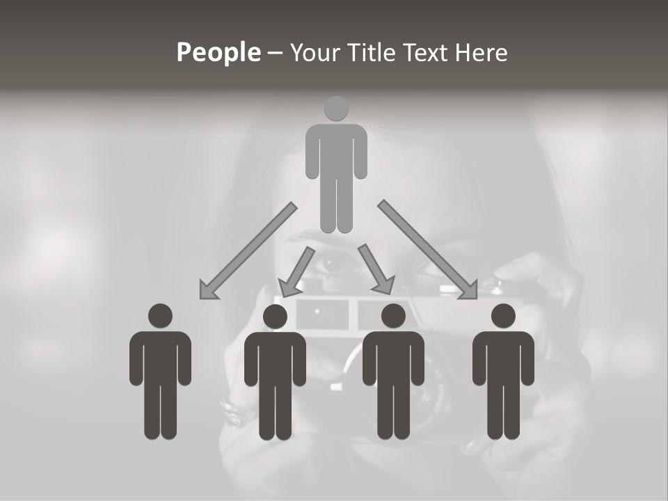 Portrait Lady Background PowerPoint Template