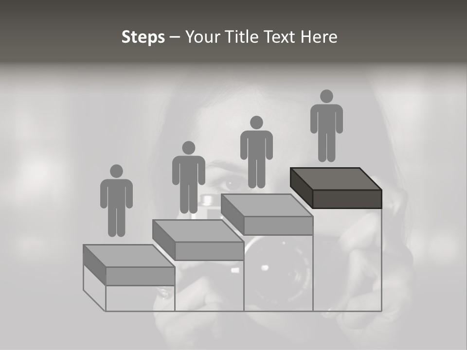 Portrait Lady Background PowerPoint Template