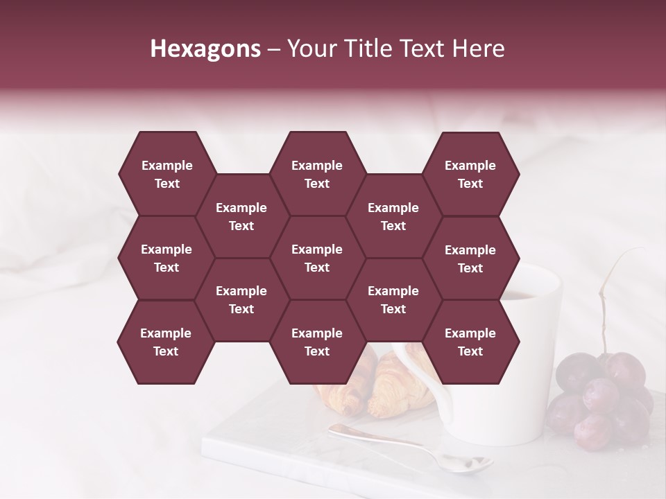 Beverage Furnishings White PowerPoint Template