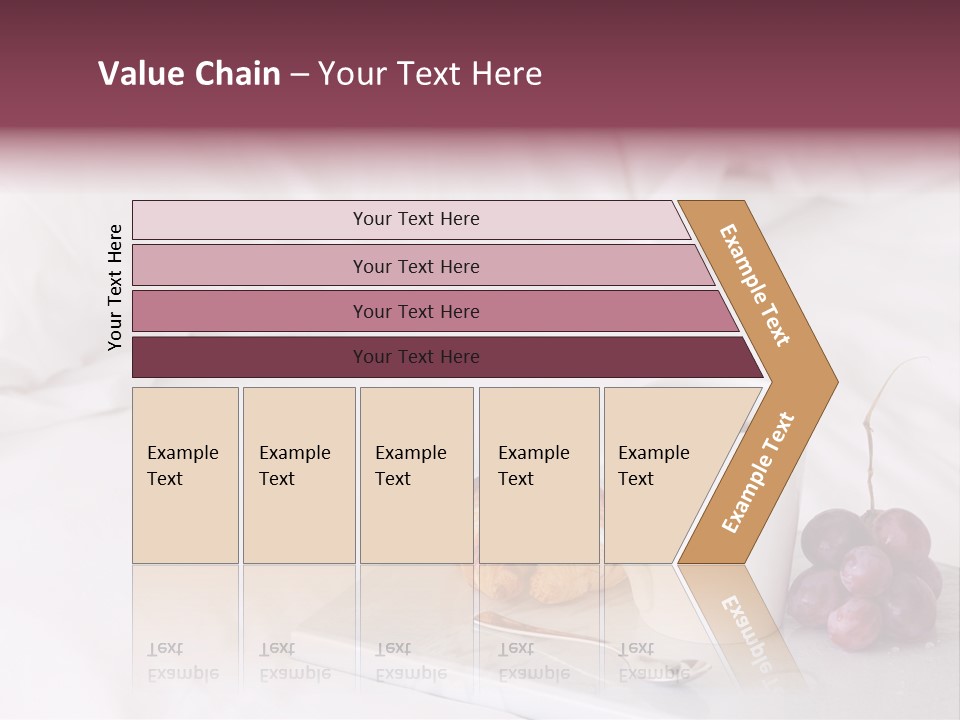 Beverage Furnishings White PowerPoint Template