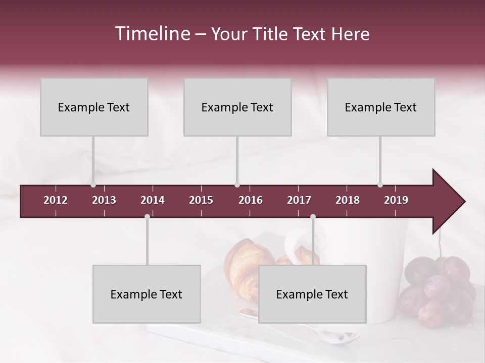 Beverage Furnishings White PowerPoint Template