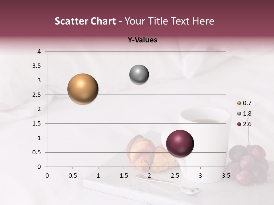 Beverage Furnishings White PowerPoint Template