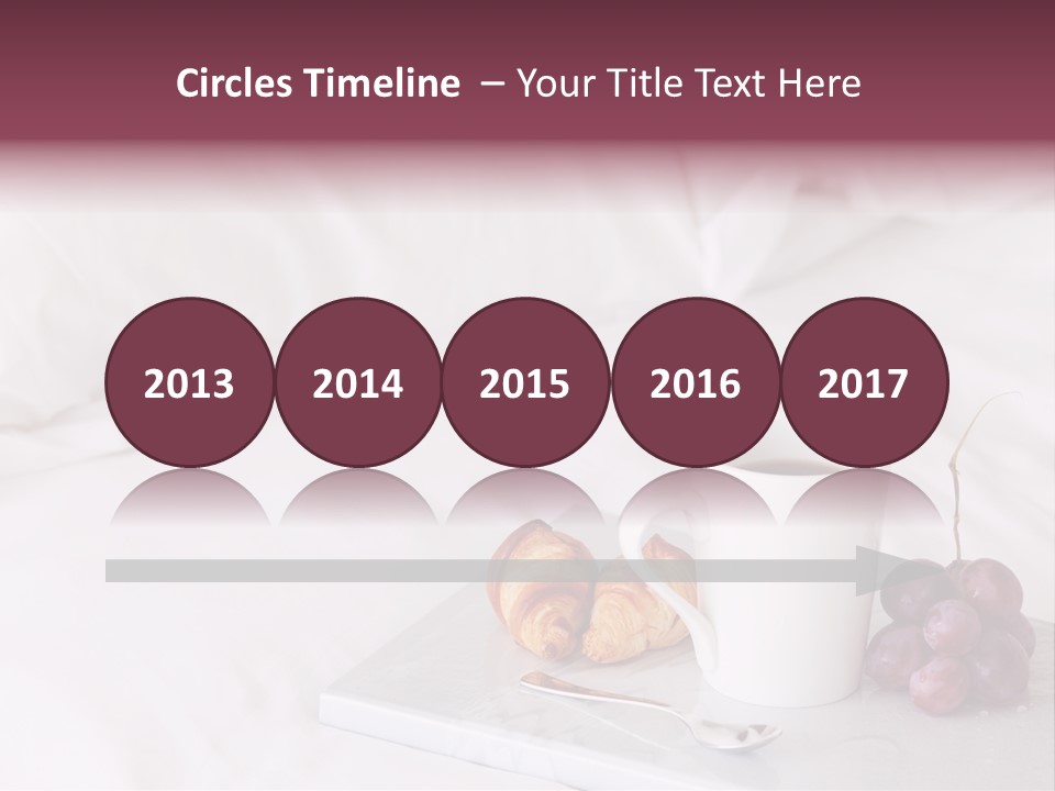 Beverage Furnishings White PowerPoint Template