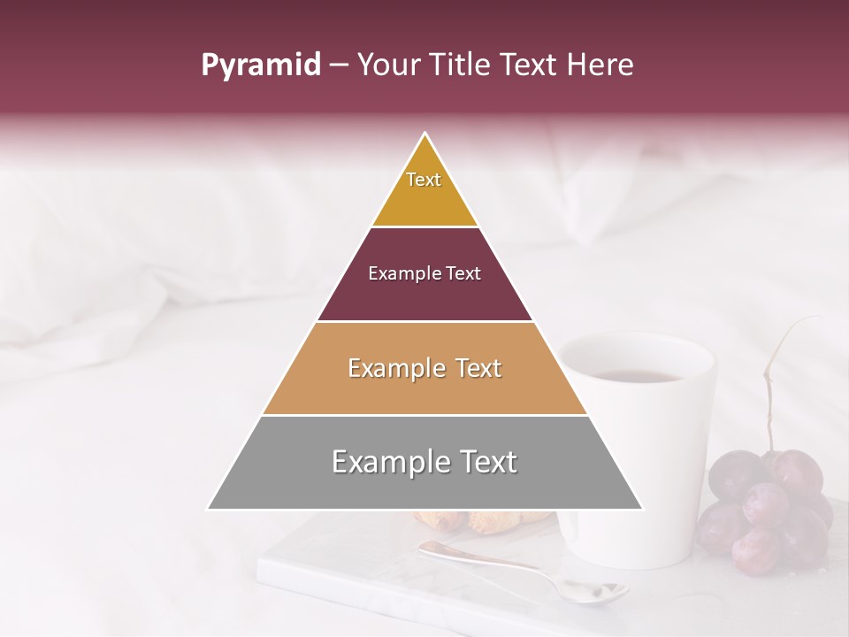 Beverage Furnishings White PowerPoint Template