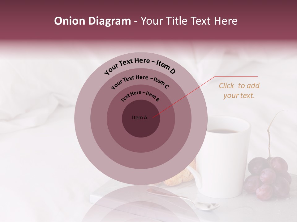 Beverage Furnishings White PowerPoint Template