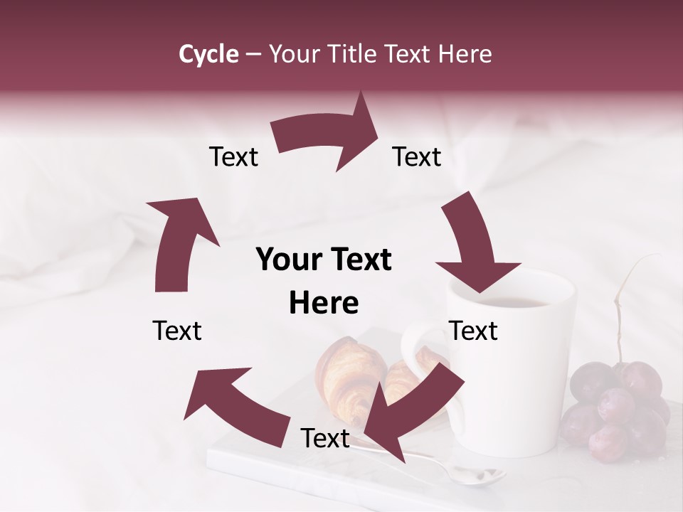 Beverage Furnishings White PowerPoint Template