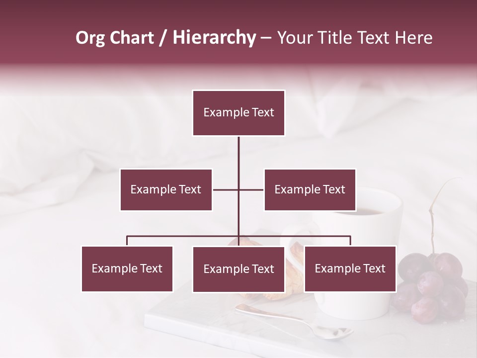 Beverage Furnishings White PowerPoint Template