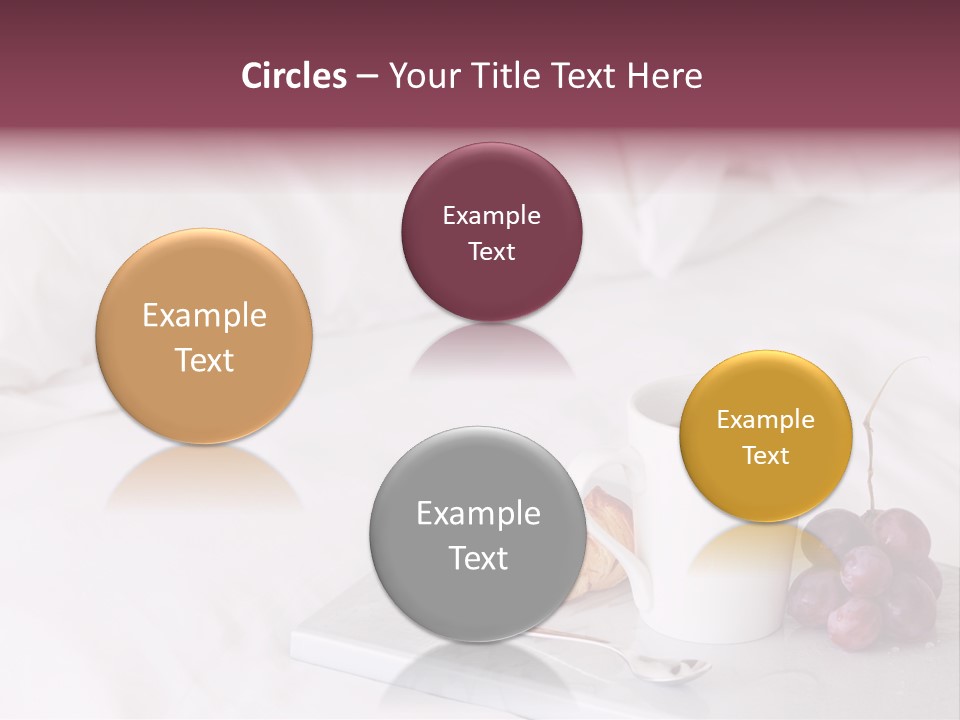 Beverage Furnishings White PowerPoint Template