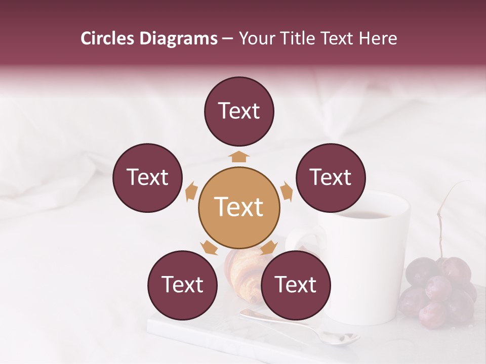 Beverage Furnishings White PowerPoint Template