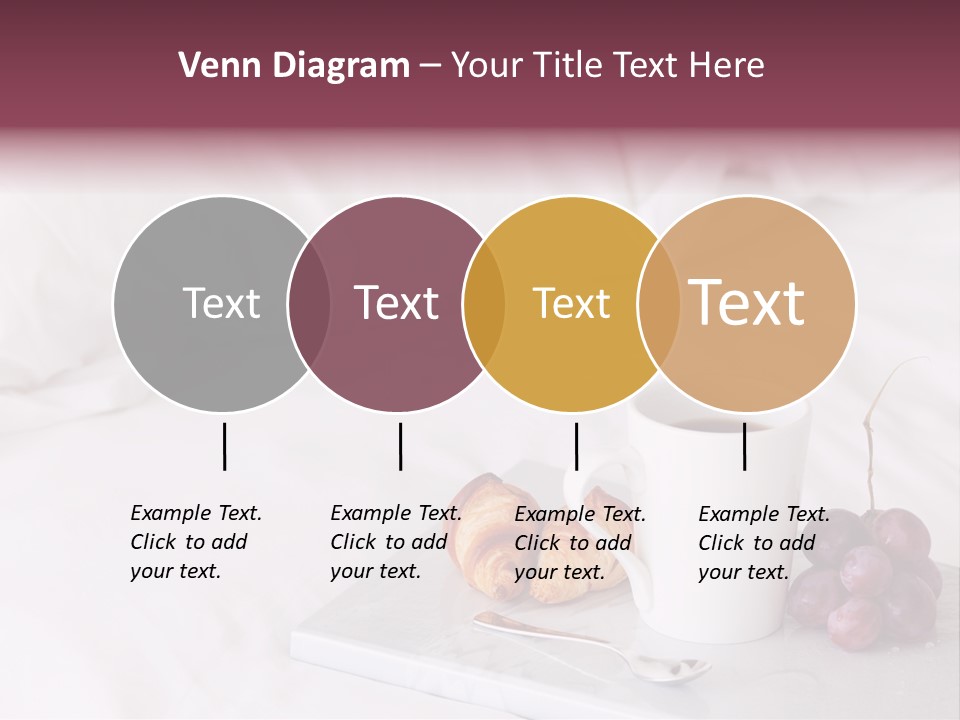 Beverage Furnishings White PowerPoint Template