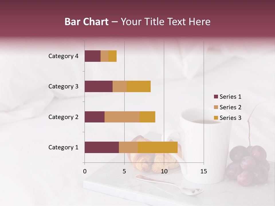 Beverage Furnishings White PowerPoint Template