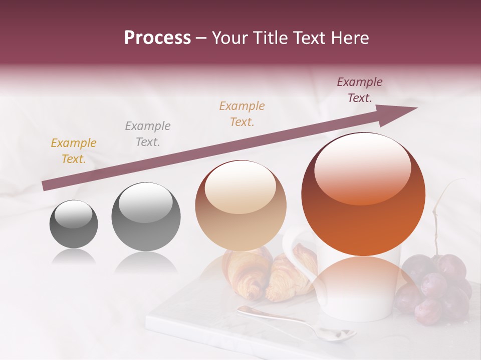 Beverage Furnishings White PowerPoint Template