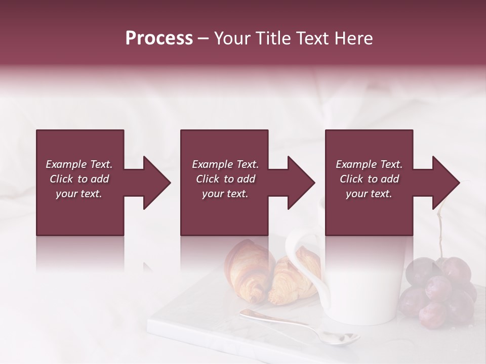Beverage Furnishings White PowerPoint Template