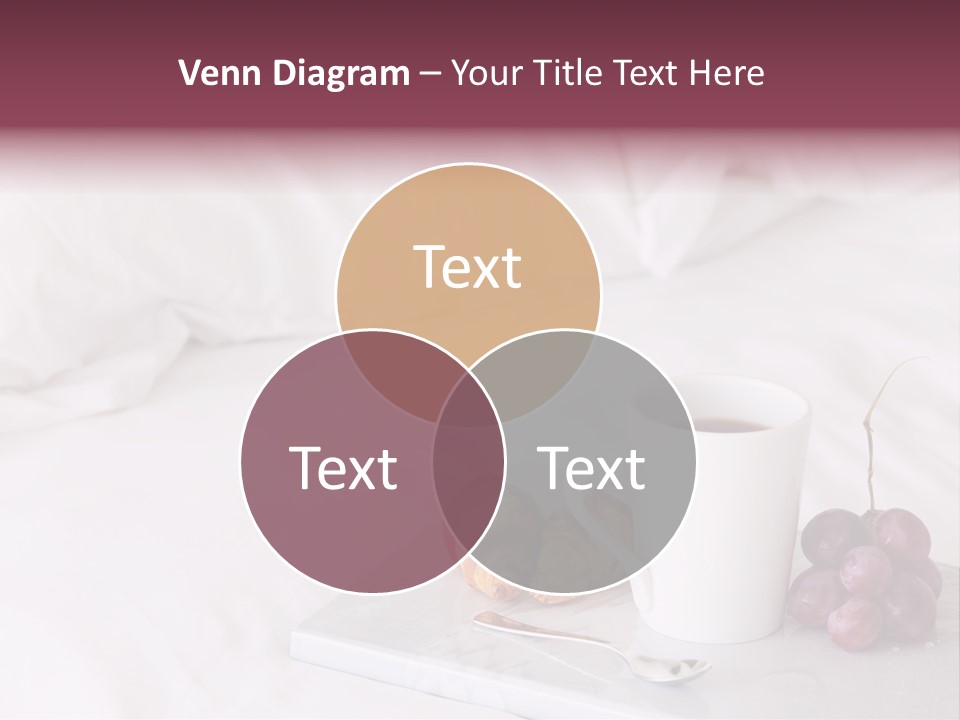 Beverage Furnishings White PowerPoint Template