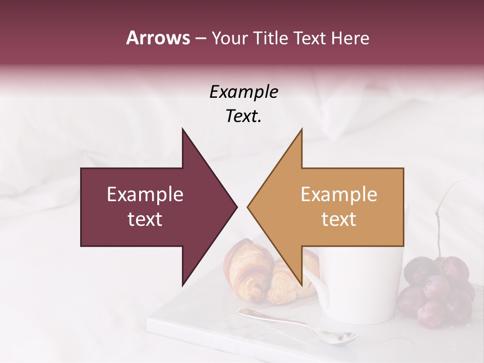 Beverage Furnishings White PowerPoint Template