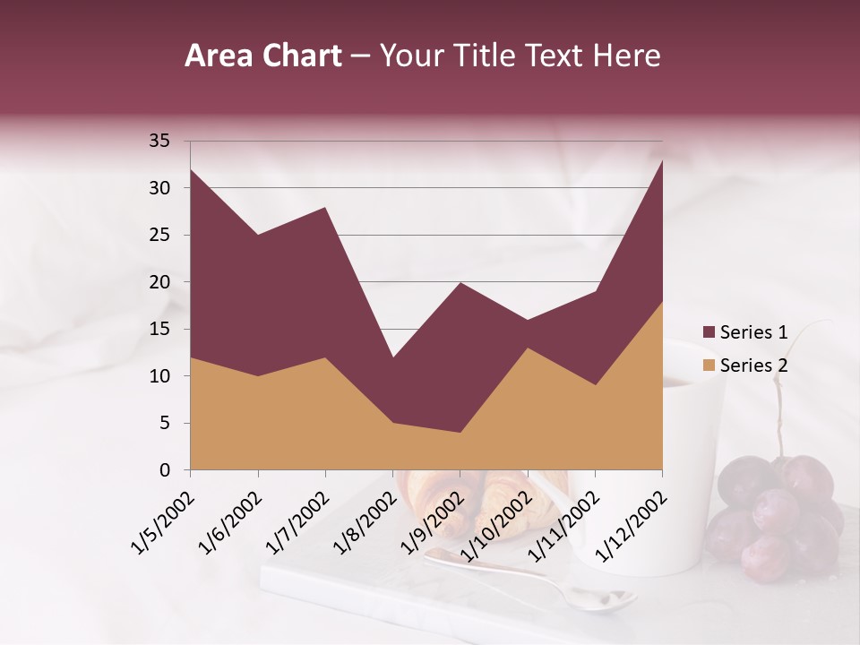 Beverage Furnishings White PowerPoint Template
