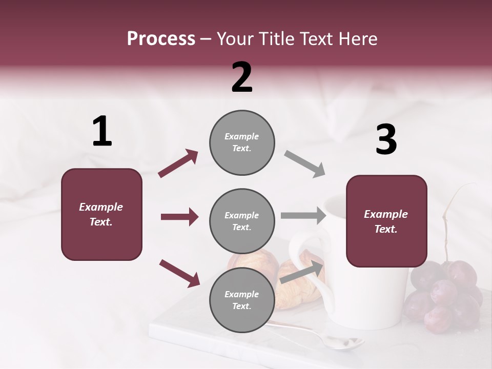 Beverage Furnishings White PowerPoint Template