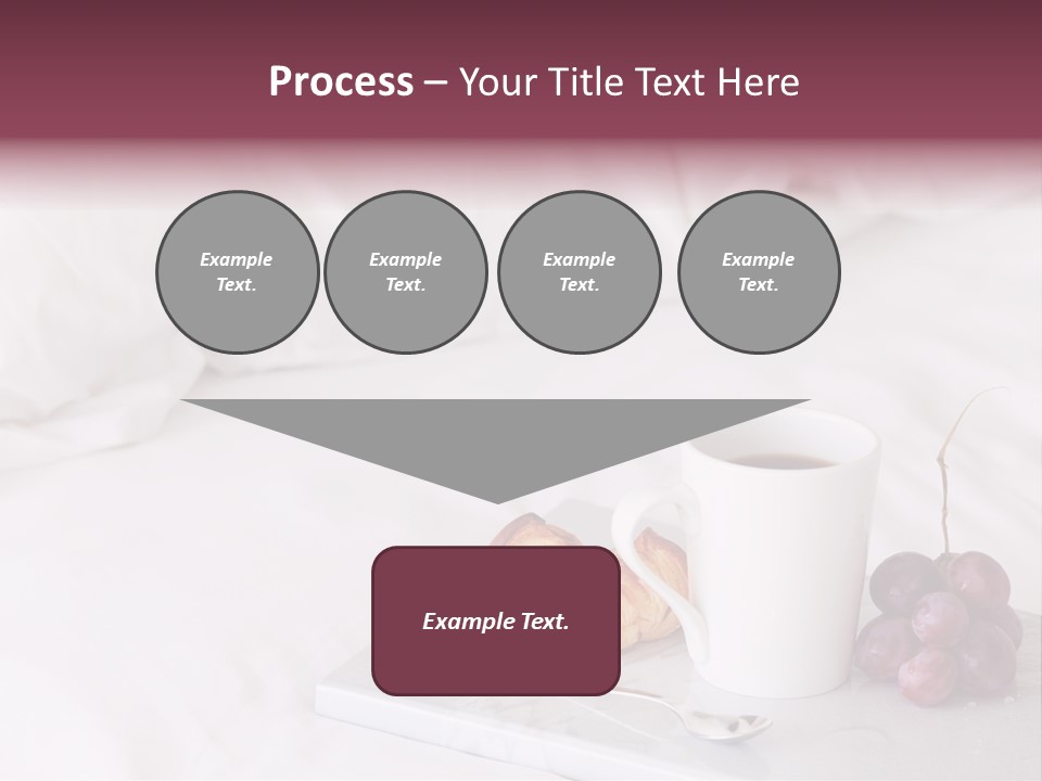 Beverage Furnishings White PowerPoint Template