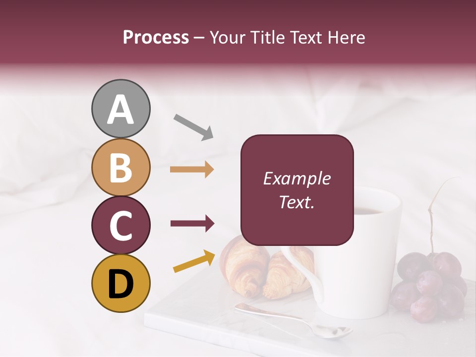 Beverage Furnishings White PowerPoint Template