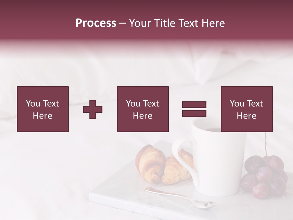 Beverage Furnishings White PowerPoint Template