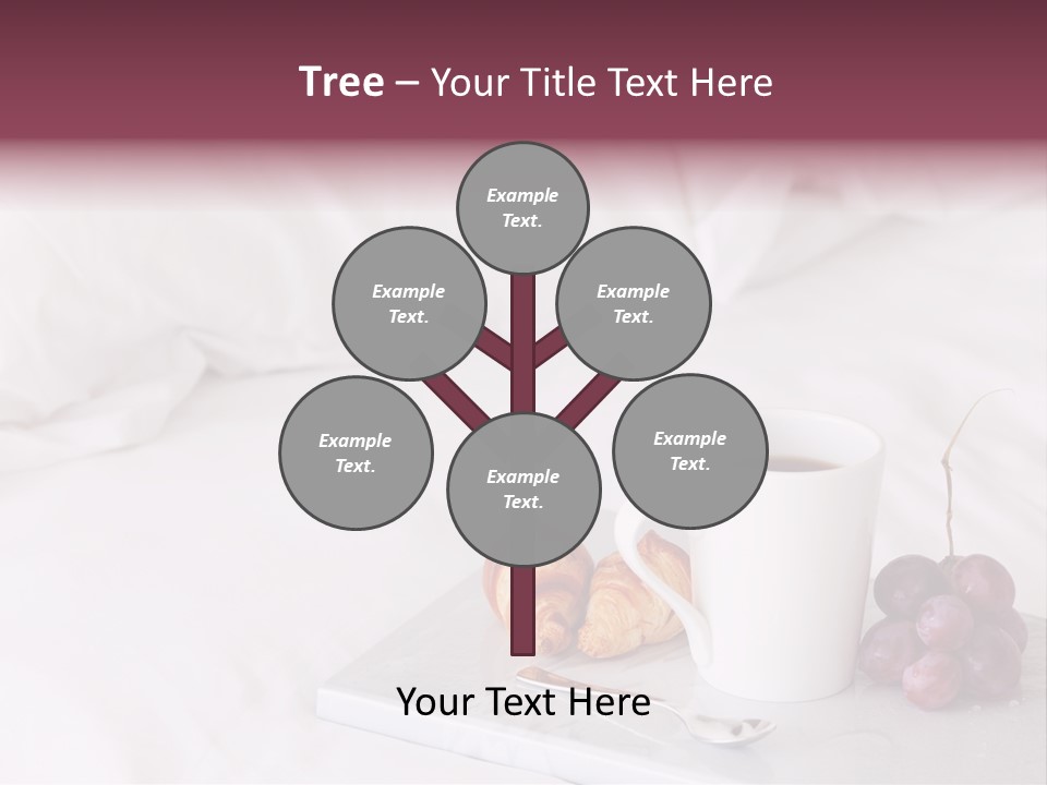 Beverage Furnishings White PowerPoint Template