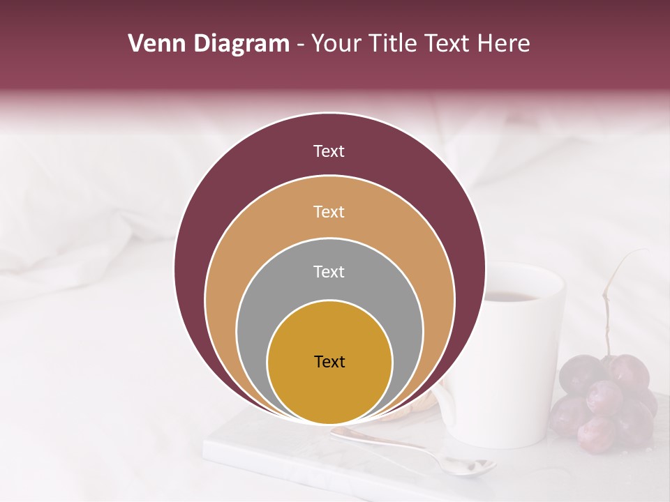 Beverage Furnishings White PowerPoint Template
