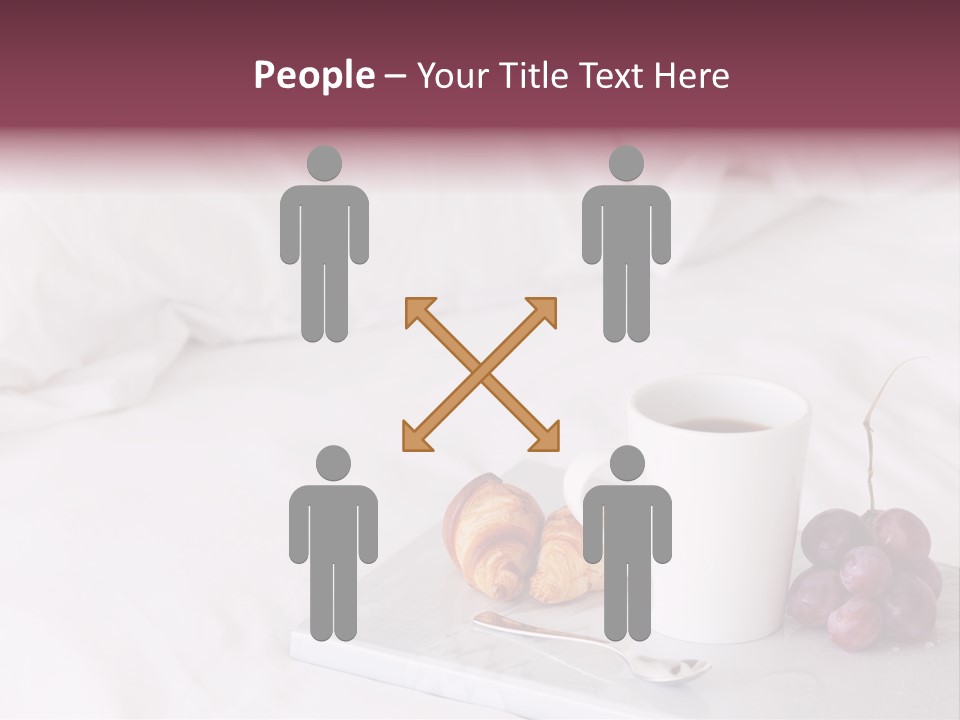 Beverage Furnishings White PowerPoint Template