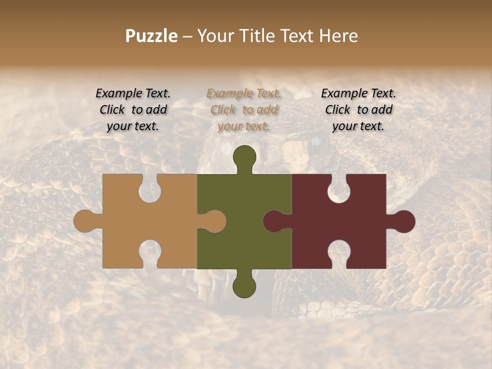 Reptile Venomous Deadly PowerPoint Template