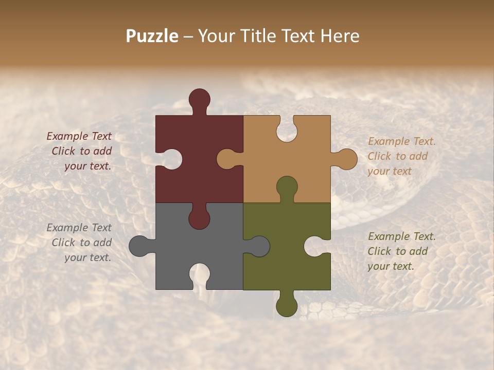 Reptile Venomous Deadly PowerPoint Template