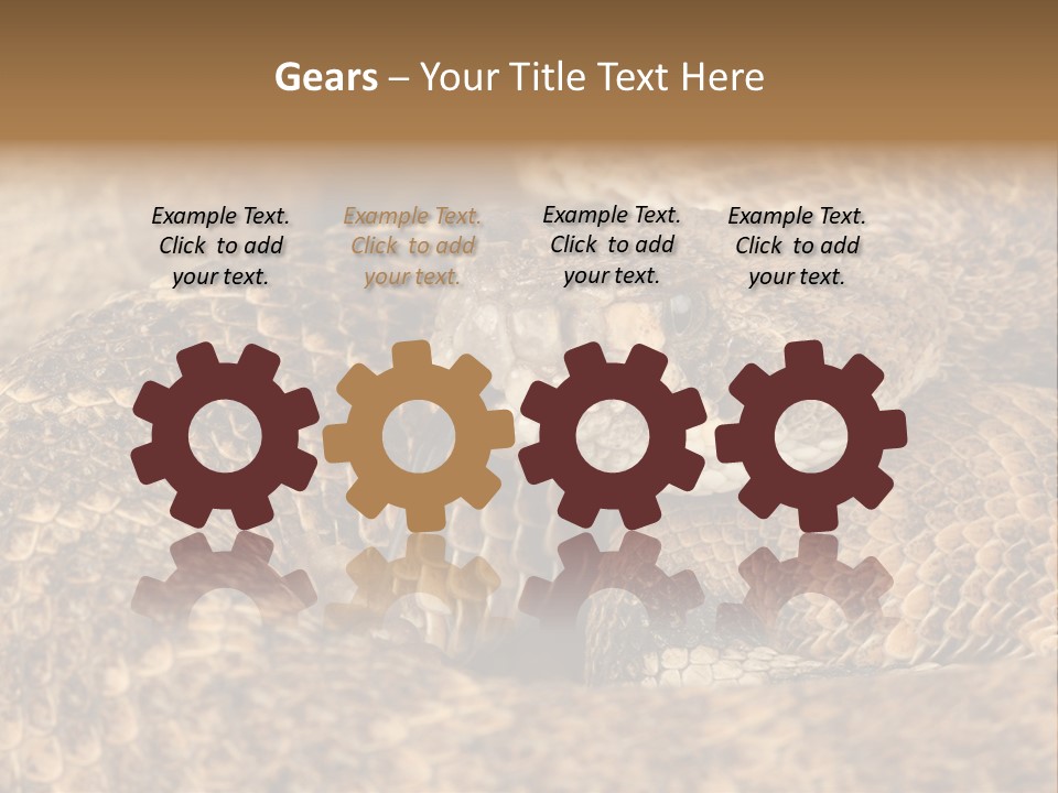 Reptile Venomous Deadly PowerPoint Template