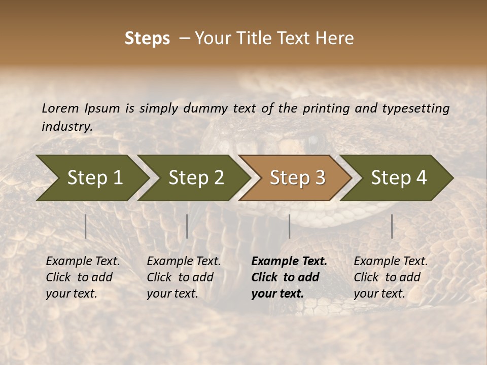 Reptile Venomous Deadly PowerPoint Template