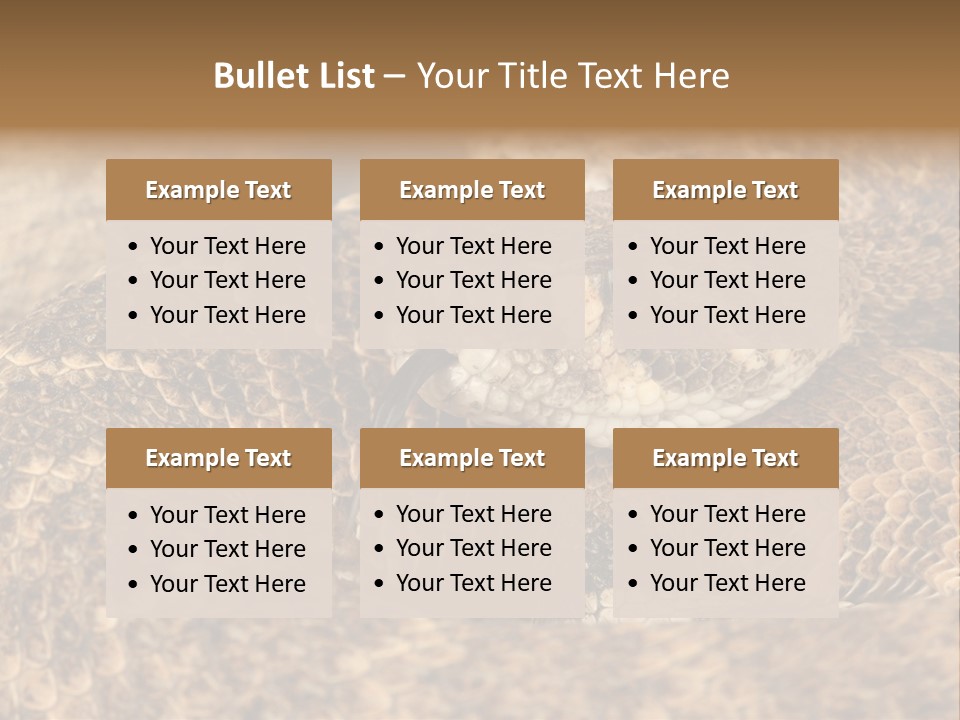 Reptile Venomous Deadly PowerPoint Template