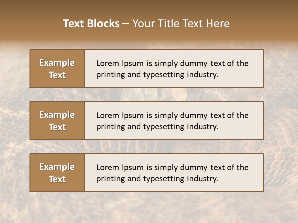 Reptile Venomous Deadly PowerPoint Template