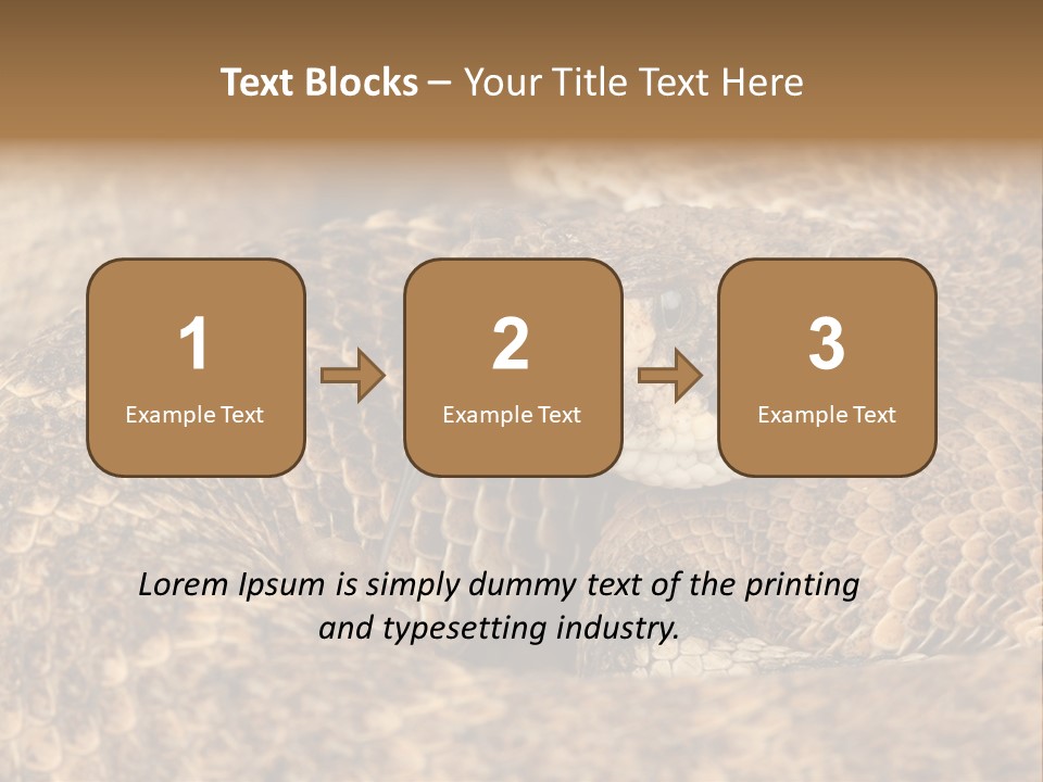 Reptile Venomous Deadly PowerPoint Template