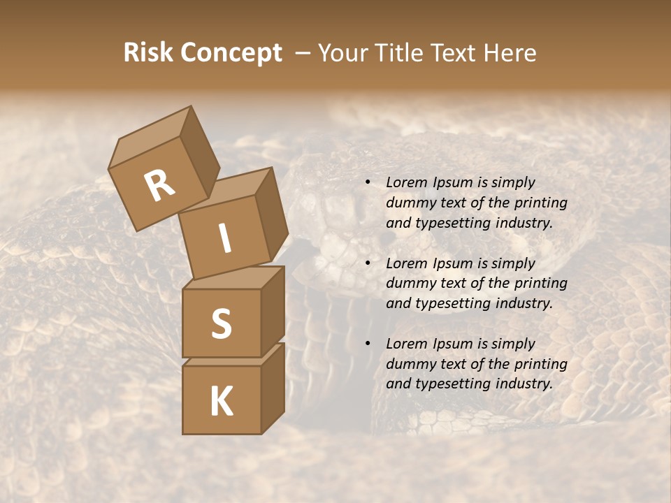 Reptile Venomous Deadly PowerPoint Template