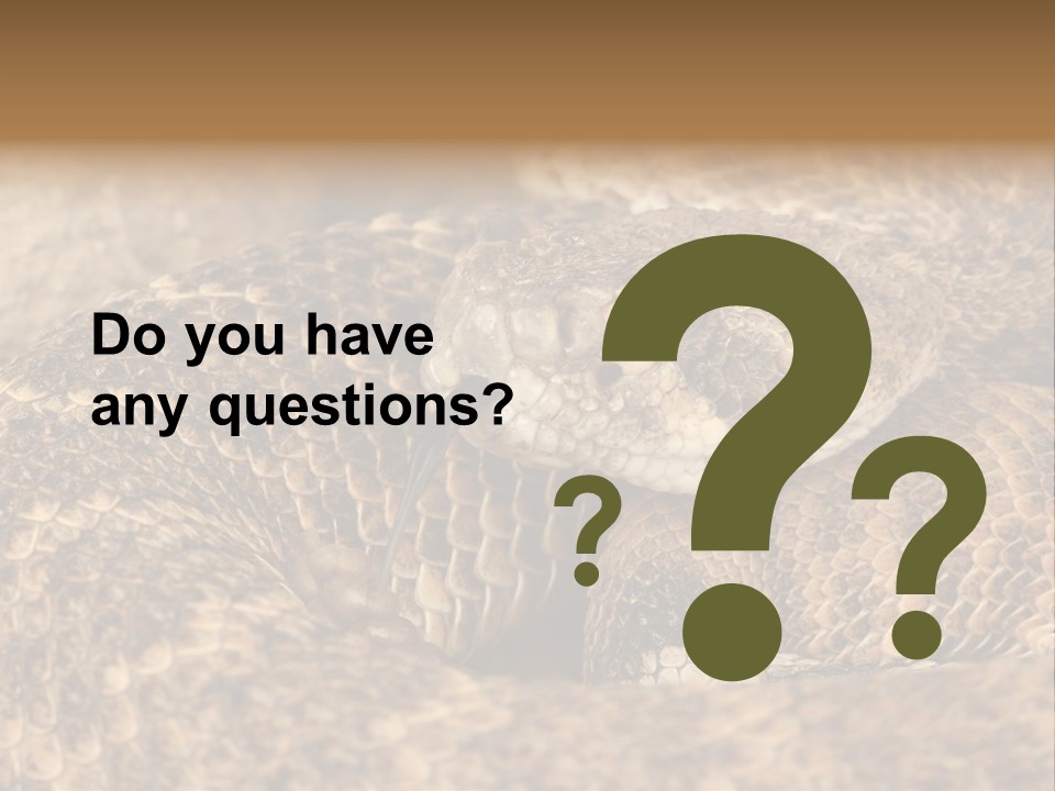 Reptile Venomous Deadly PowerPoint Template