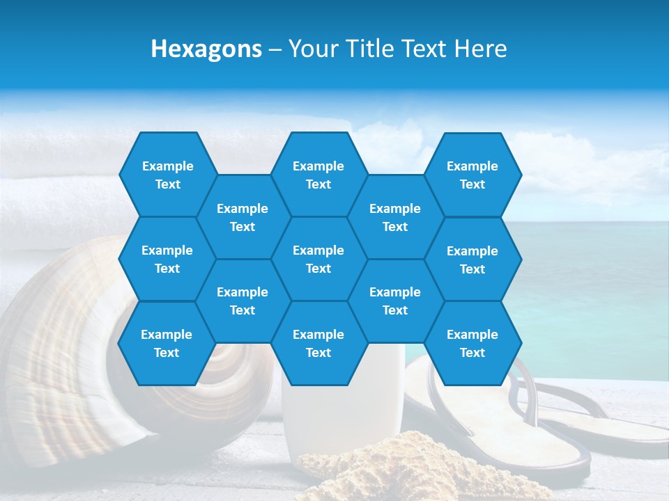 Care Suntan Shower PowerPoint Template