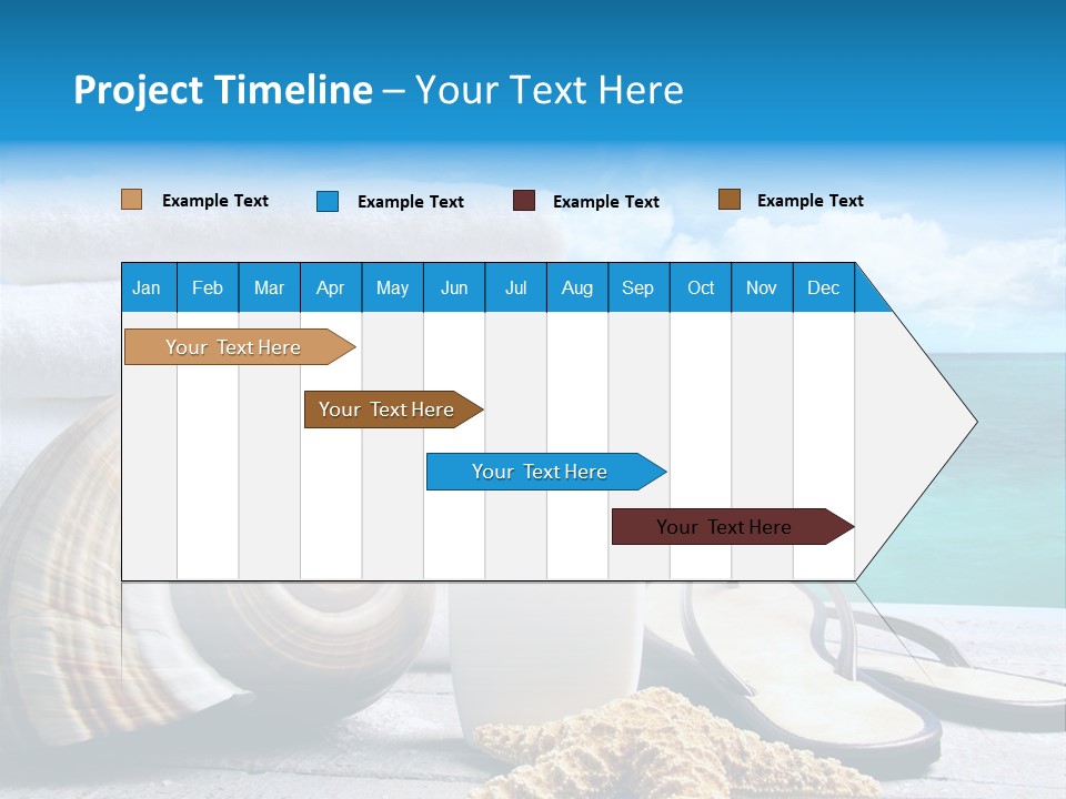 Care Suntan Shower PowerPoint Template